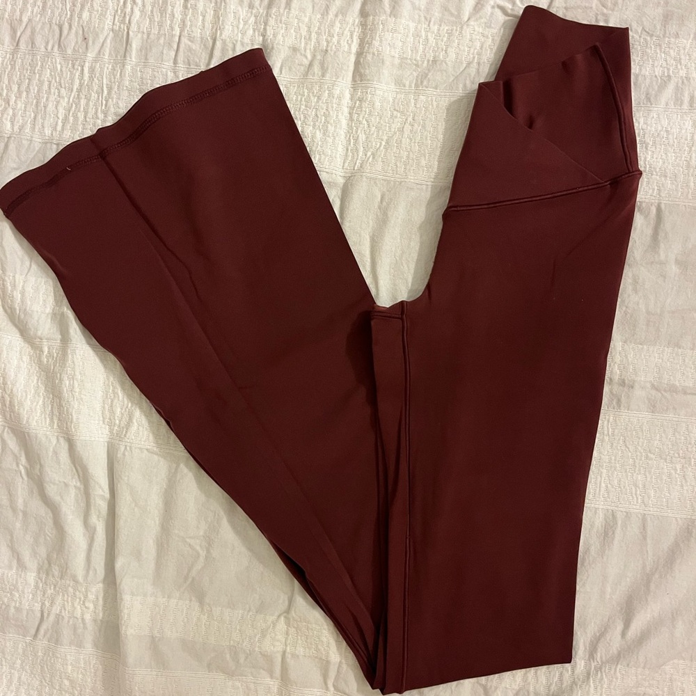 Aerie crossover flare legging